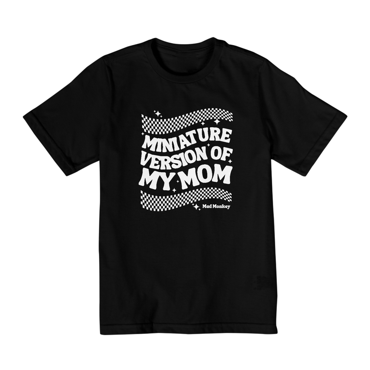 Nome do produto: Camiseta Infantil Preta Miniature Version - 2 a 8 anos