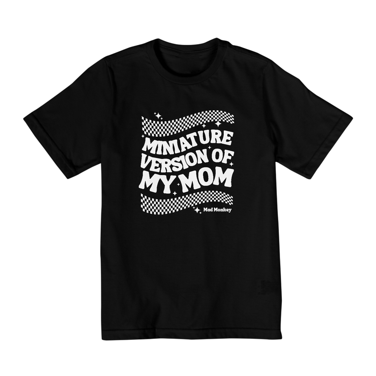 Nome do produto: Camiseta Infantil Preta Miniature Version - 10 a 14 anos