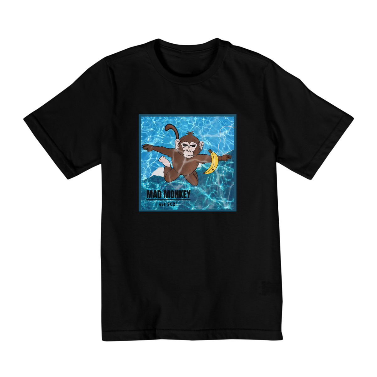 Nome do produto: Camiseta Infantil Nevermind - 10 a 14 anos