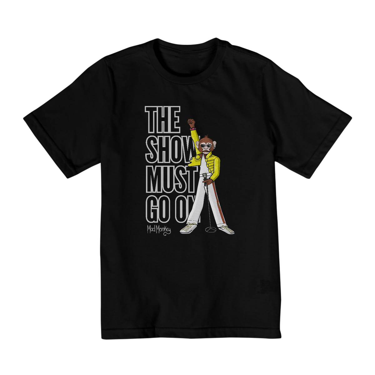 Nome do produto: Camiseta Infantil The Show Must Go On - 2 a 8 anos