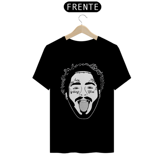 Camiseta Preta Post Malone