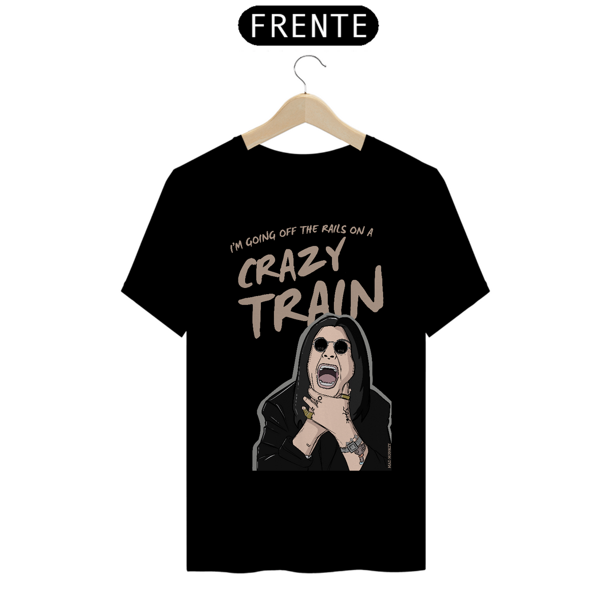 Nome do produto: Camiseta Ozzy Osbourne - Crazy Train