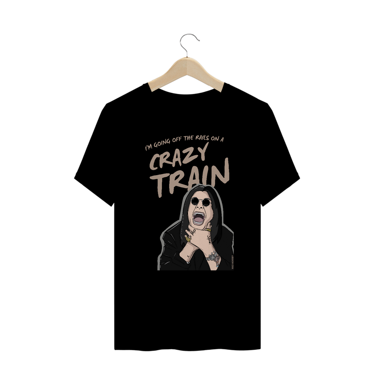 Nome do produto: Camiseta Plus Size Ozzy Osbourne - Crazy Train