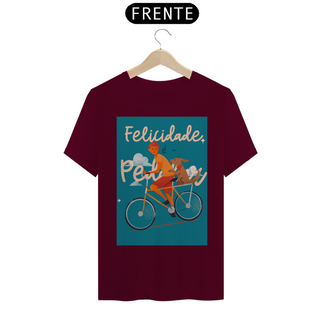 Nome do produtoCamiseta Felicidade é Pedalar