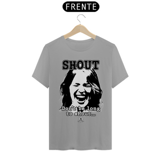 Nome do produtoT-Shirt QUALITY | SCUD - Shout (lyric) - woman