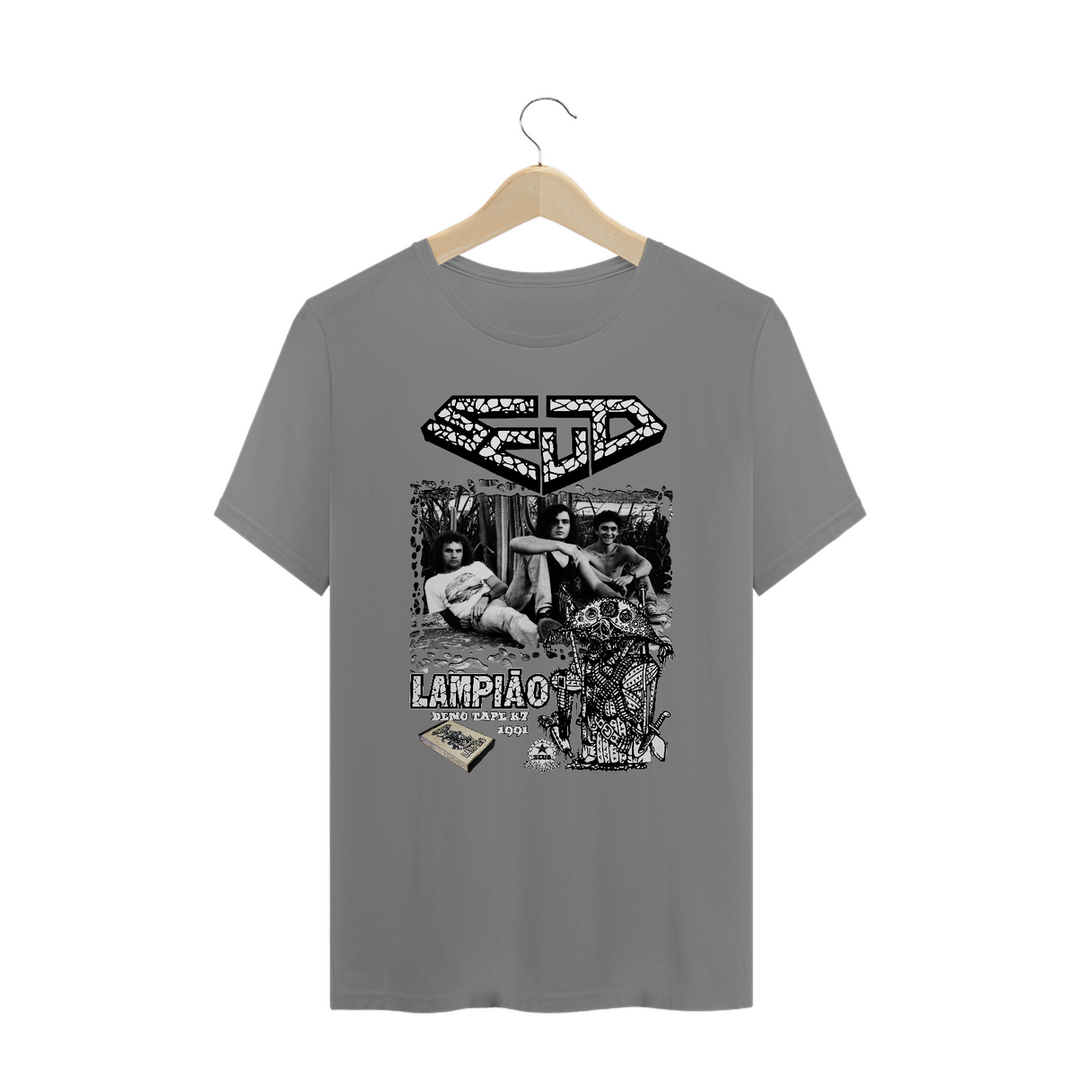Nome do produto: T-Shirt PLUS SIZE | SCUD - Lampião - mod. 02