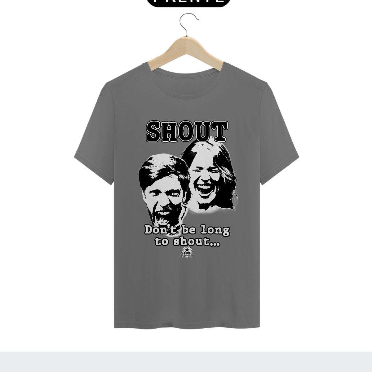 Nome do produto: T-Shirt ESTONADA | SCUD - Shout (lyric) - woman & man