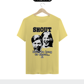 Nome do produtoT-Shirt ESTONADA | SCUD - Shout (lyric) - woman & man