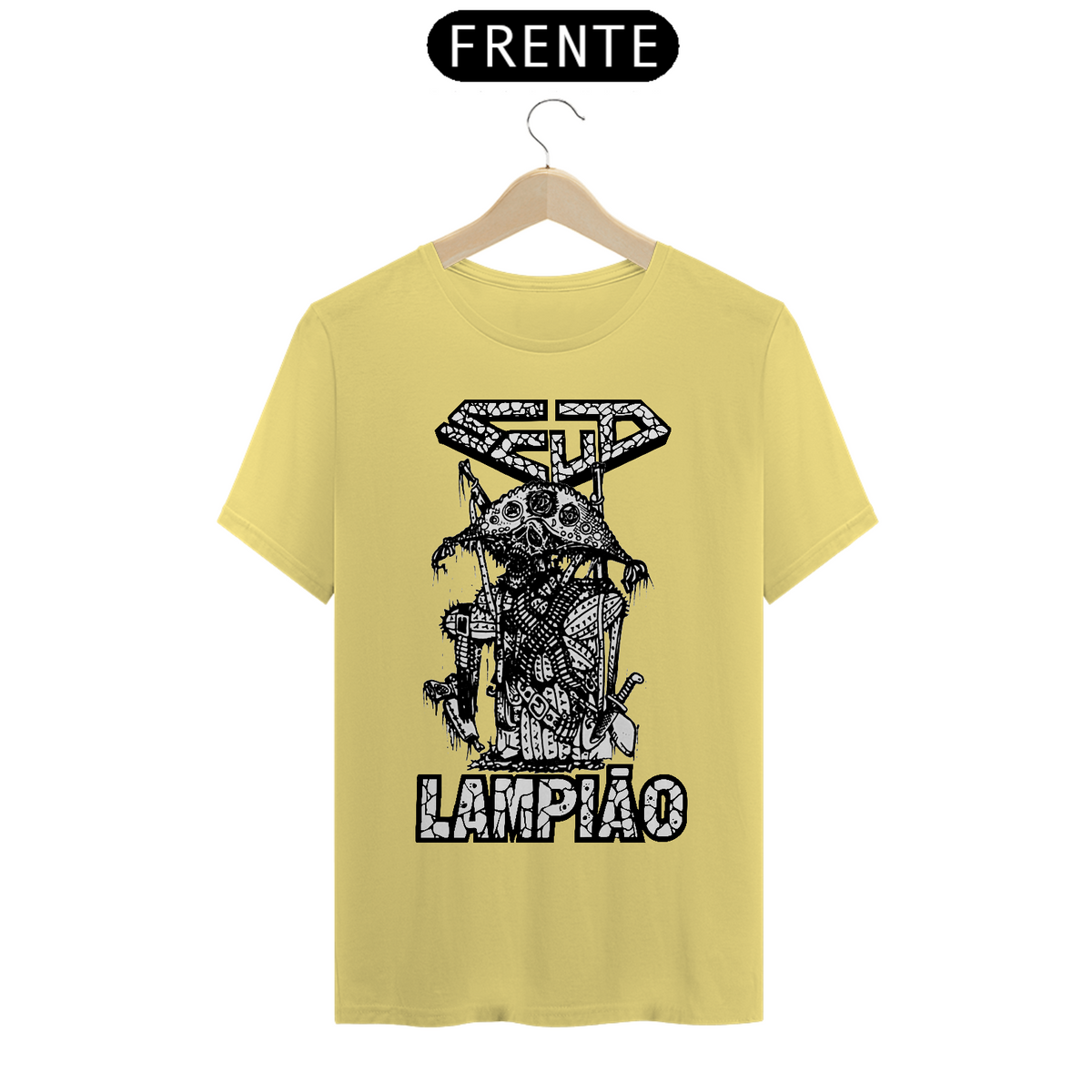 Nome do produto: T-Shirt ESTONADA | SCUD - Lampião (demo-tape k7 - 1991)