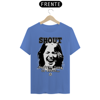 Nome do produtoT-Shirt ESTONADA | SCUD - Shout (lyric) - woman