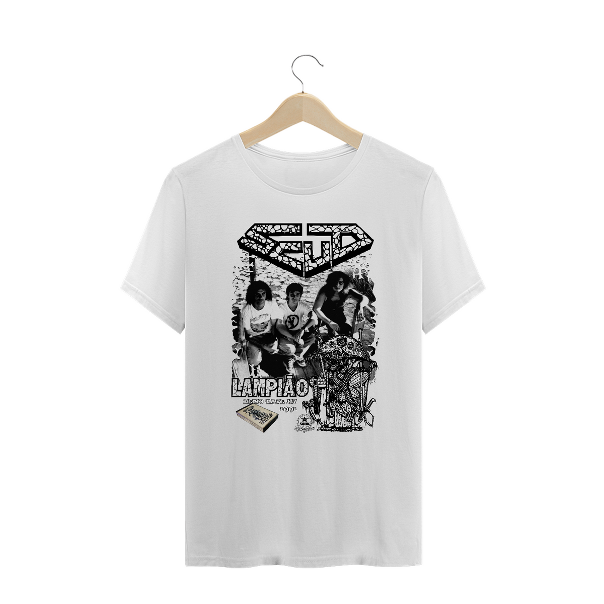 Nome do produto: T-Shirt PLUS SIZE | SCUD - Lampião - mod. 01