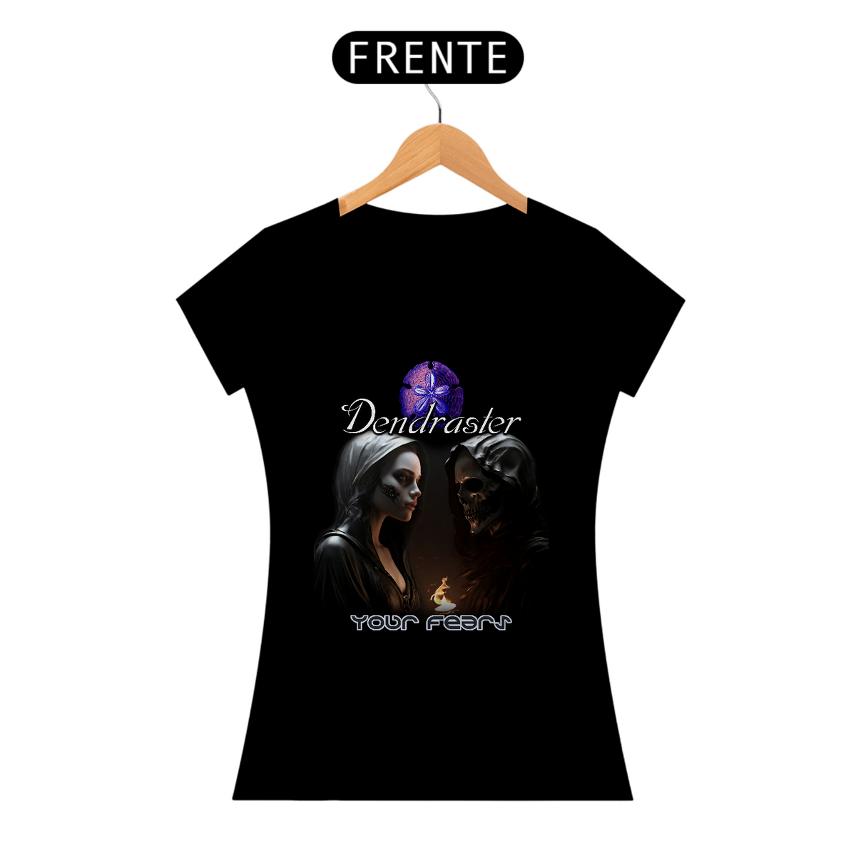 Nome do produto: T-Shirt Baby Look | DENDRASTER - Your Fears (song)