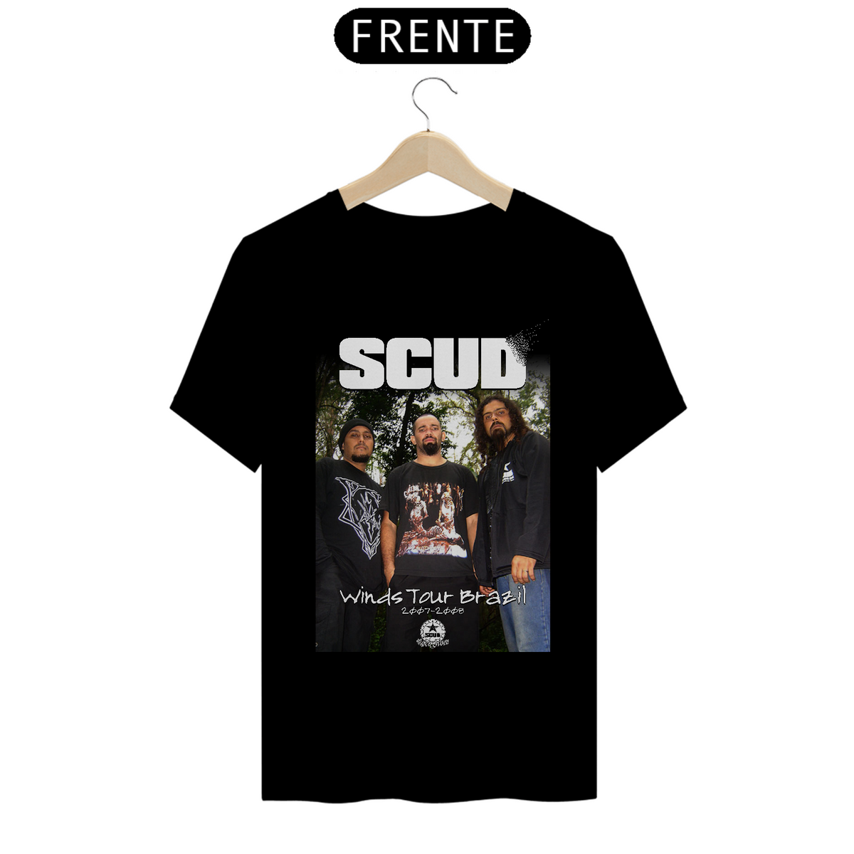Nome do produto: T-Shirt QUALITY | SCUD - Winds Tour Brazil - mod. 01