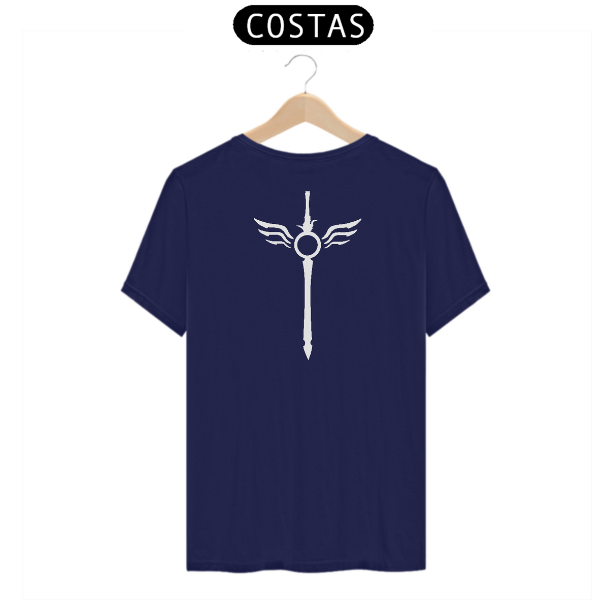 Nome do produto: Camiseta Espada com asas