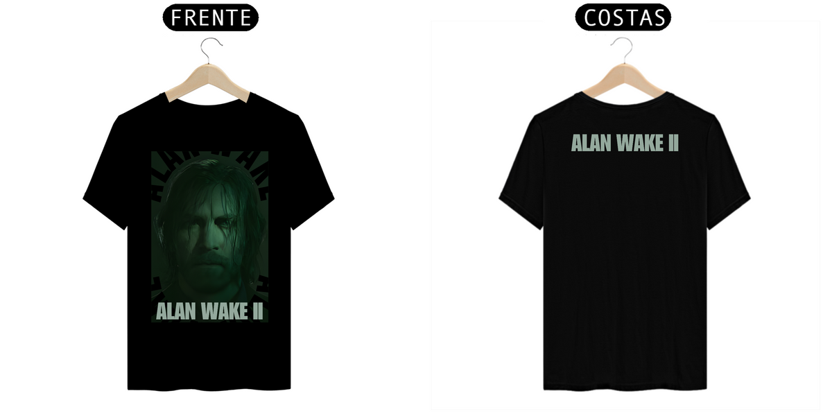 Nome do produto: Camiseta Alan Wake 2 Premium