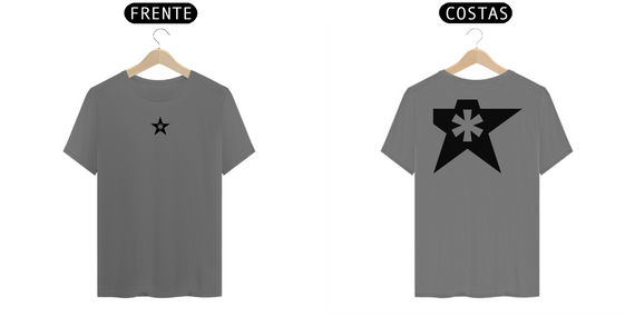 T-Shirt ZONA WILD WEST star - black