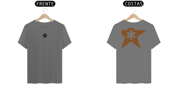 T-Shirt ZONA WILD WEST star - brown