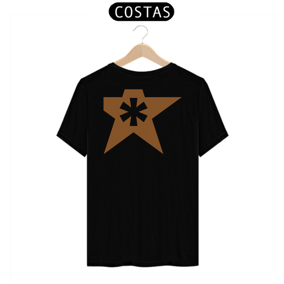 T-Shirt ZONA WILD WEST star back - brown