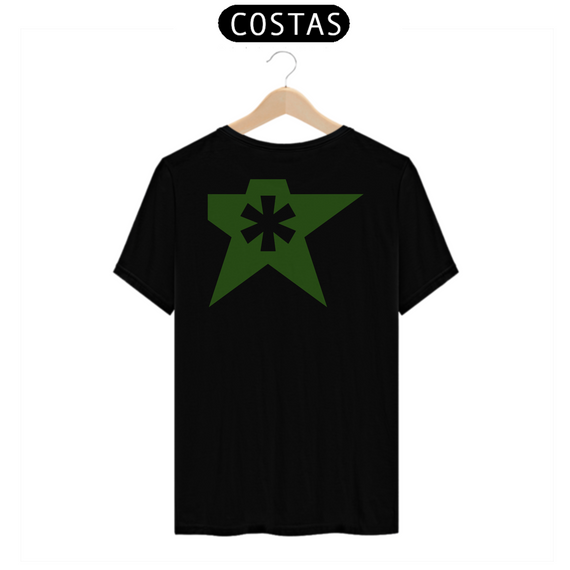 T-Shirt ZONA WILD WEST star back - green