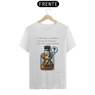 Camiseta T-Shirt - Cão Engarrafado - cores claras - linha Quality (C0001-A.T)