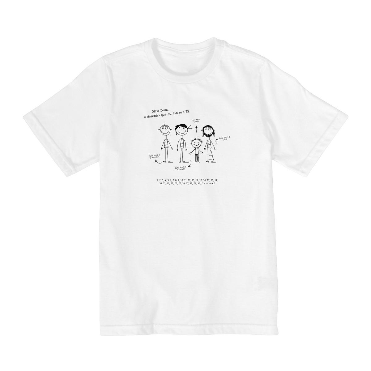 Nome do produto: Camiseta Infantil Puro e Simples