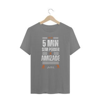 Nome do produtoCamisa Plus Size - 5 min (Letra branca)