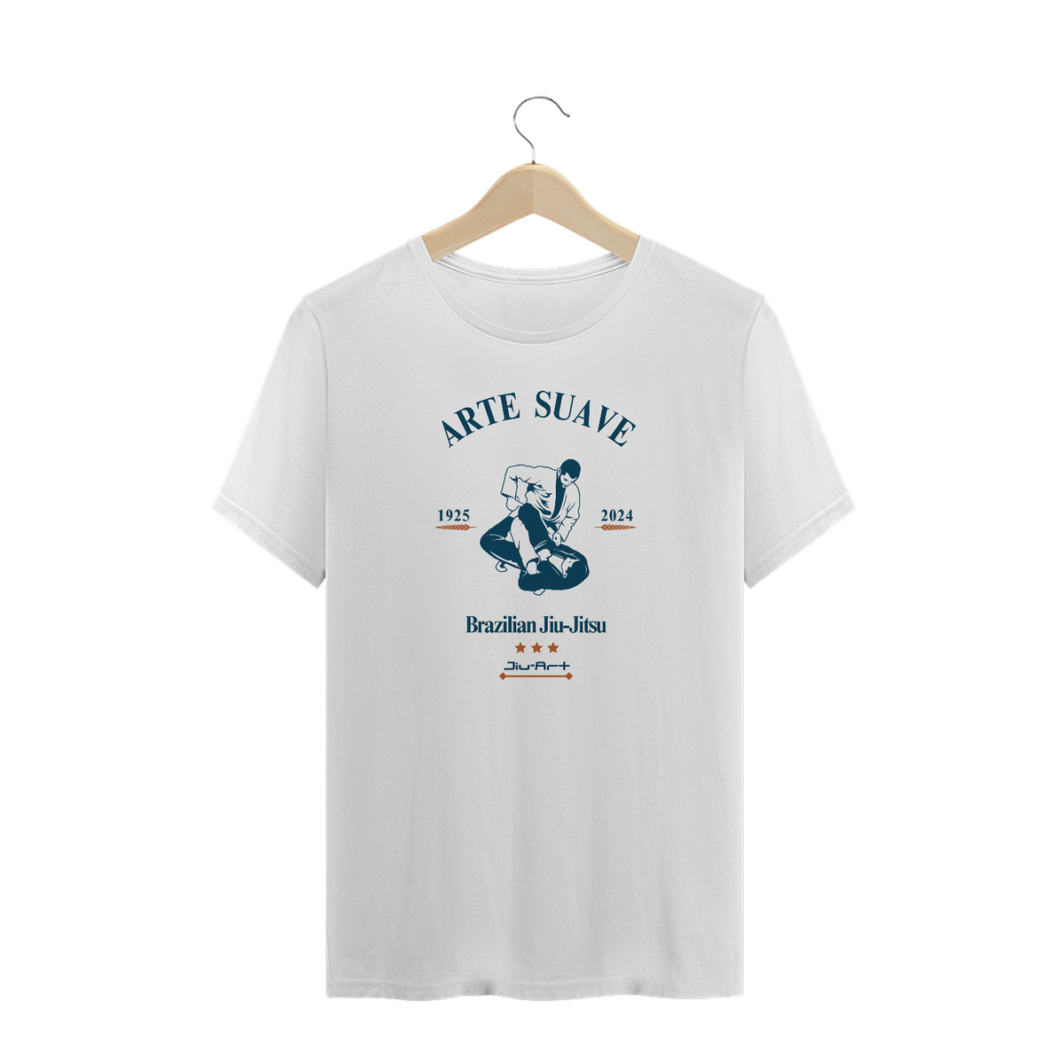Nome do produto: Camisa Plus Size - Vintage - Jiu-art (Azul)