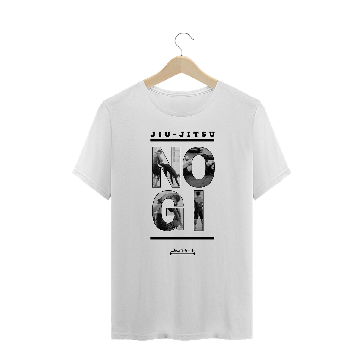 Nome do produto: Camisa Plus Size Jiu-Art NoGi (Letra preta)