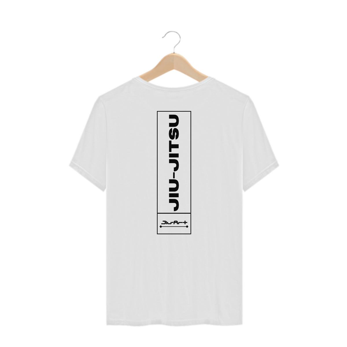 Nome do produto: Camisa Plus Size Jiu-jitsu - Jiu-arte (Letra preta)
