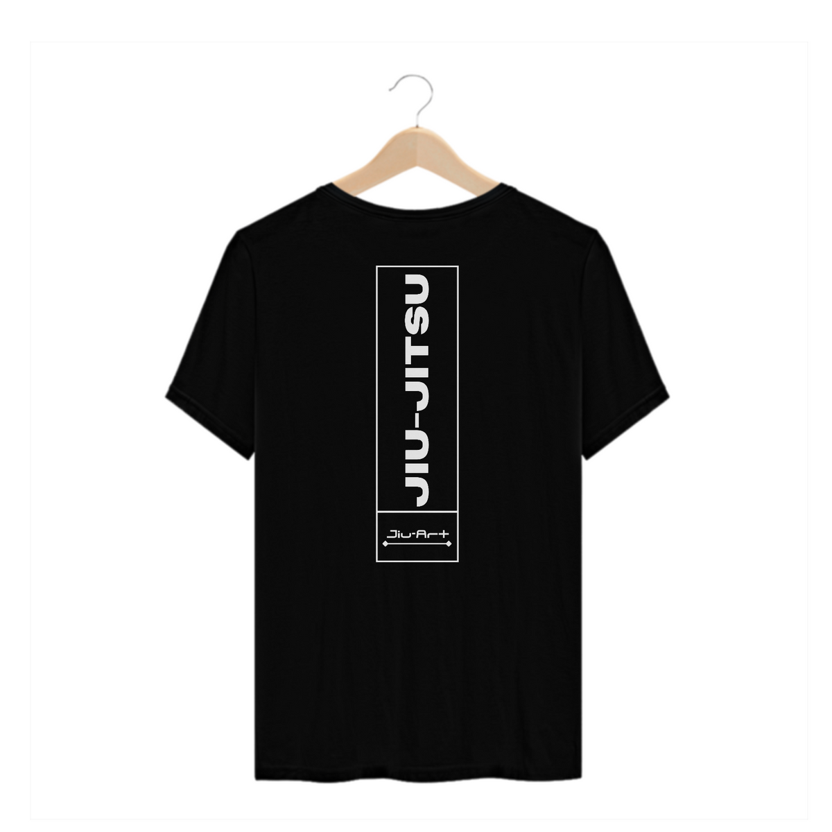 Nome do produto: Camisa Plus Size Jiu-jitsu - Jiu-arte (Letra branca)