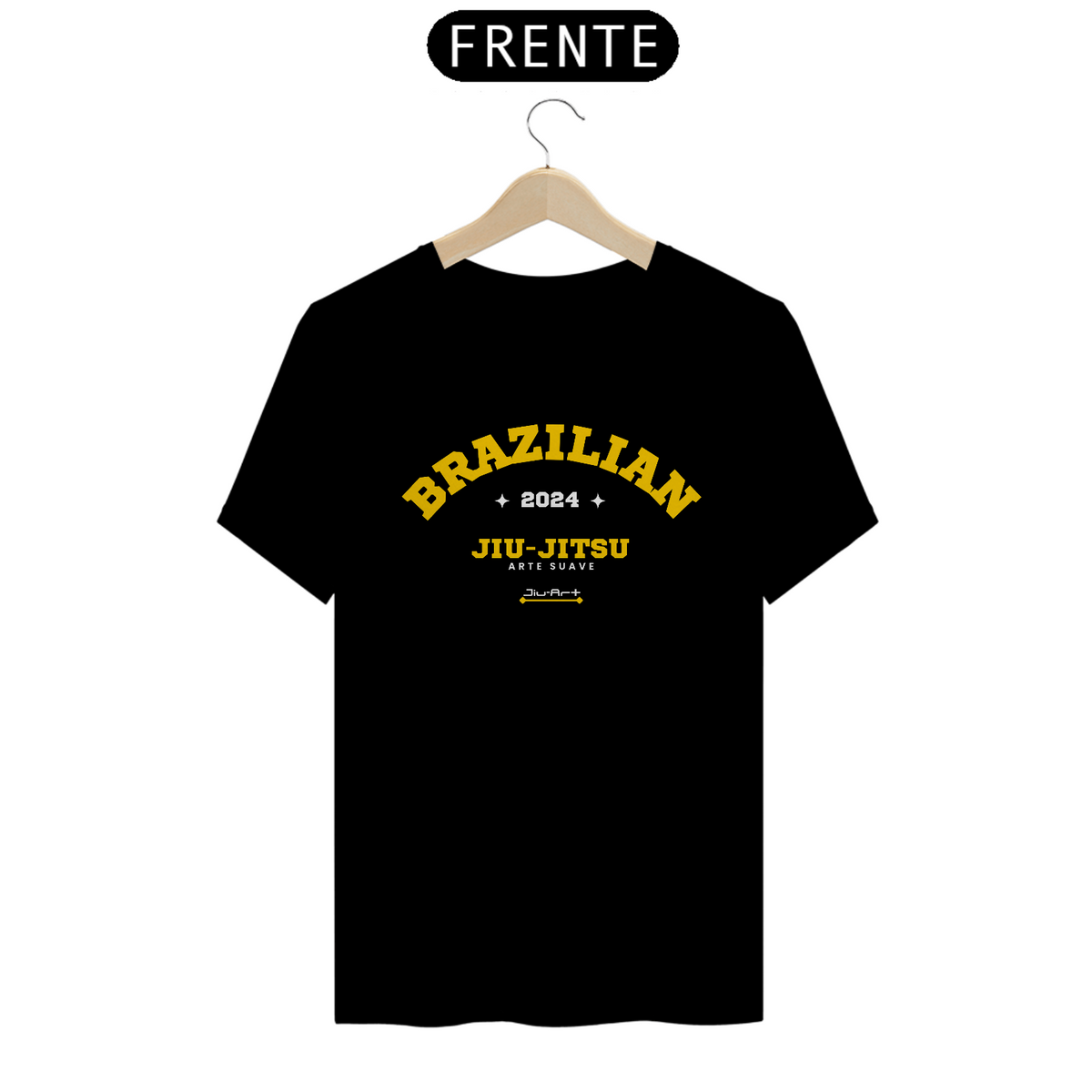 Nome do produto: Camisa Brazilian jiu-jitsu 2024 (Letra amarela)