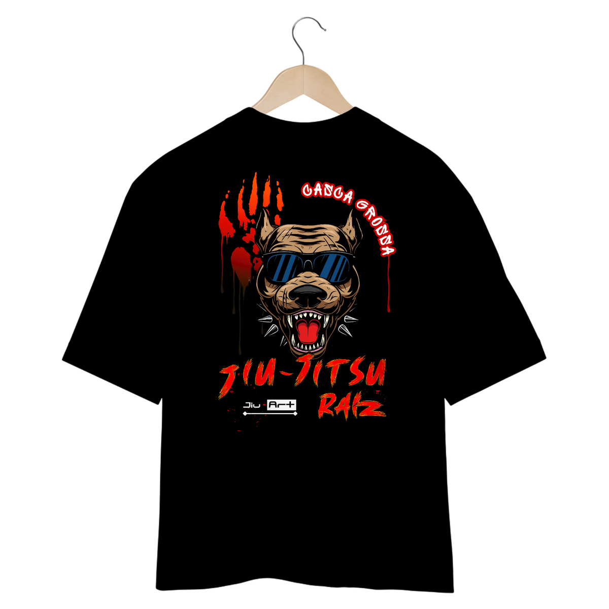 Nome do produto: Camisa Oversized Jiu-Jitsu Raiz