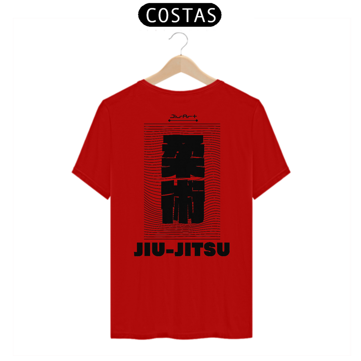 Nome do produto: Camisa Jiu-Art Japan (Letra branca)