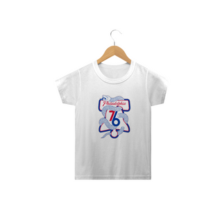 Camiseta Infantil Philadelphia 76ers