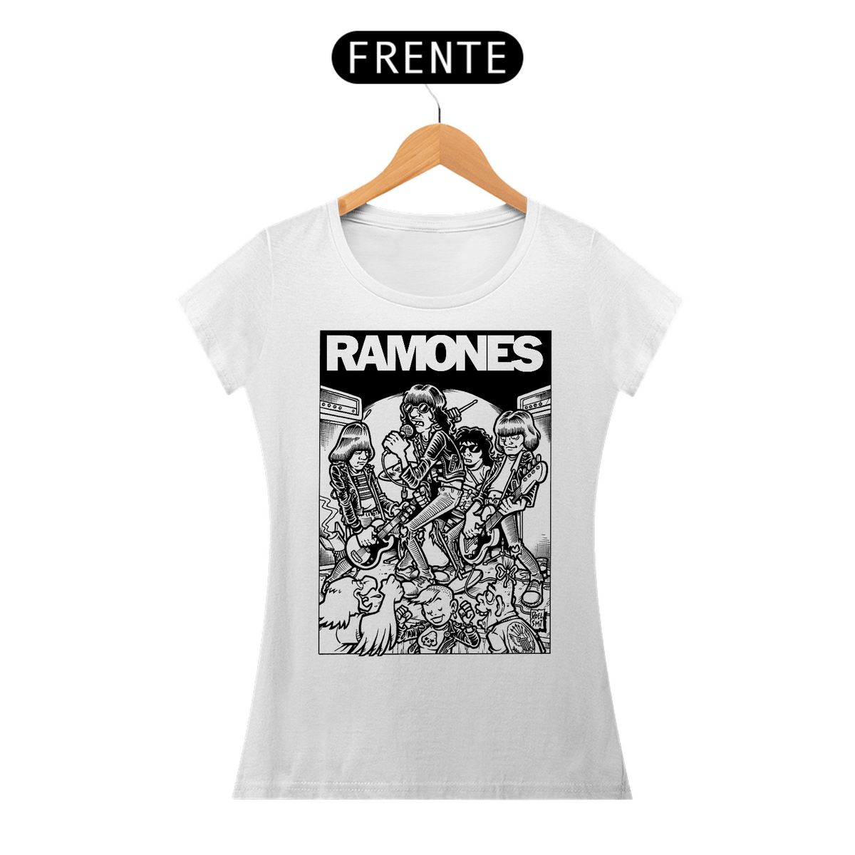 Nome do produto: Ramones - Baby Look