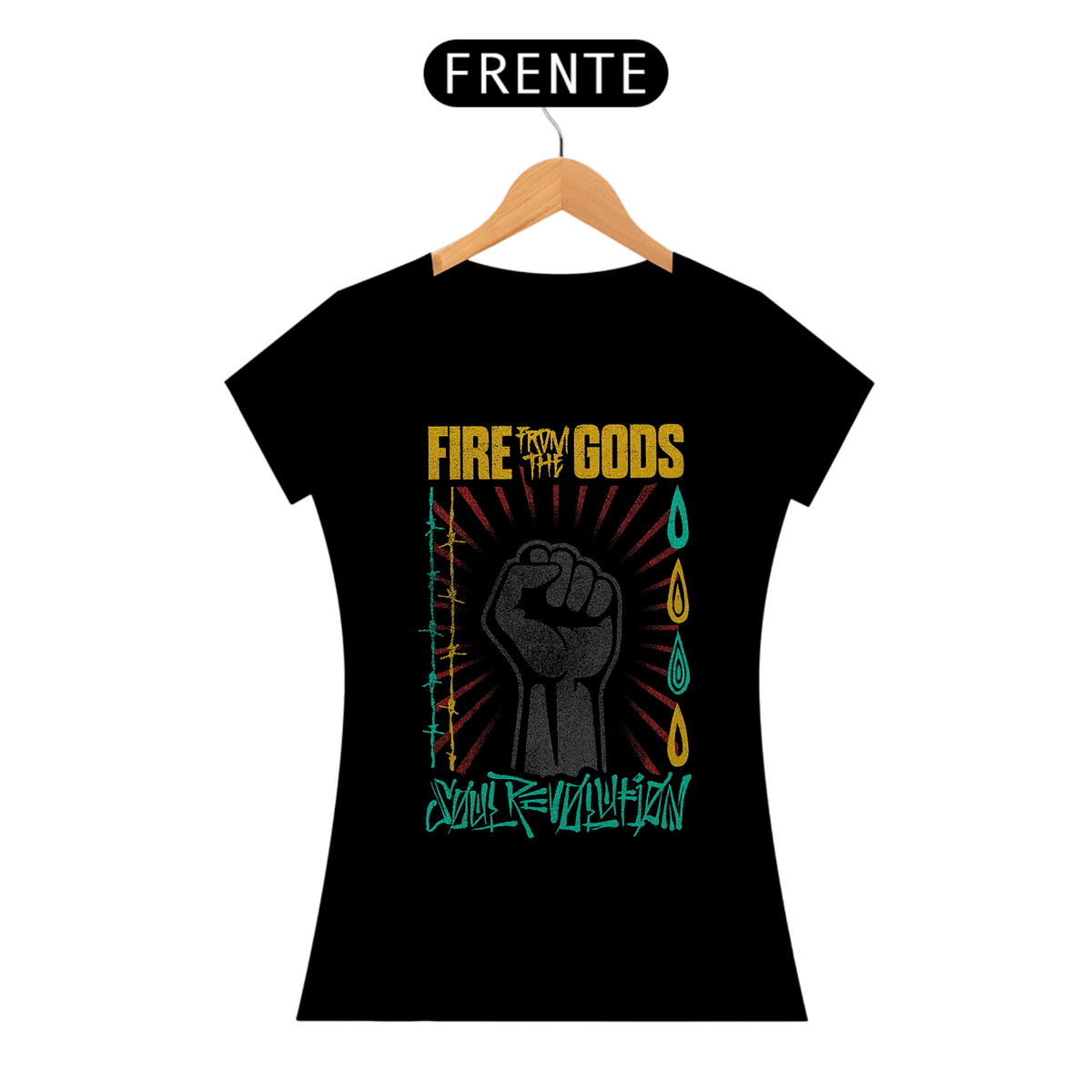 Nome do produto: Fire From The Gods - Baby Look