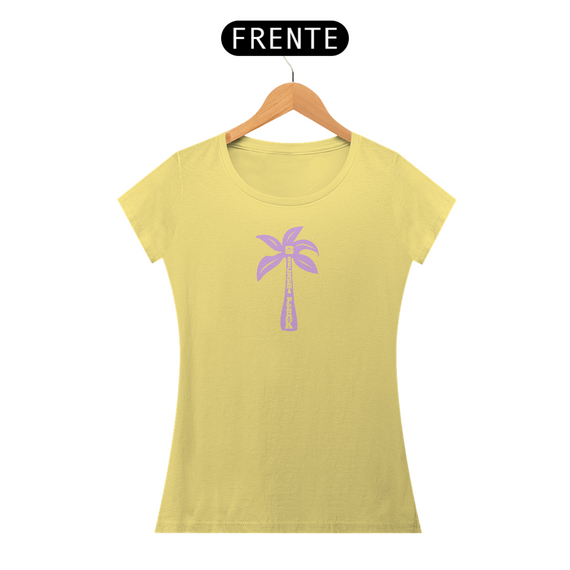 CAMISETA FEMININA ESTONADA SECRET PEAK PALM TREE