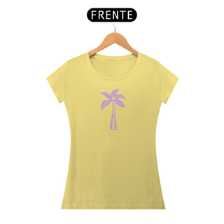 CAMISETA FEMININA ESTONADA SECRET PEAK PALM TREE