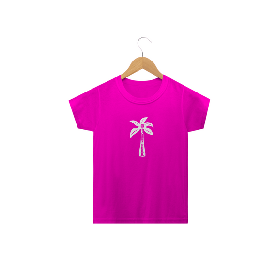 CAMISETA INFANTIL FEMININA SECRET PEAK PALM TREE