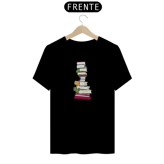 Camiseta T-Shirt Classic Pilha de Livros