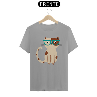 Nome do produtoCamiseta de Gato -  Gato de Óculos