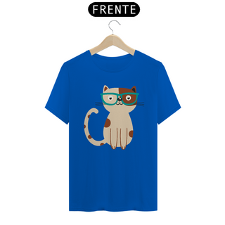 Nome do produtoCamiseta de Gato -  Gato de Óculos