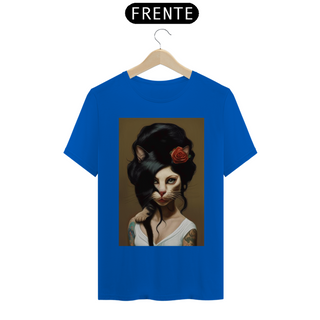 Nome do produtoCamiseta de Gato -  Amy Winehouse Cat