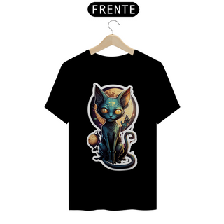 Camiseta Masculina Alien Cat