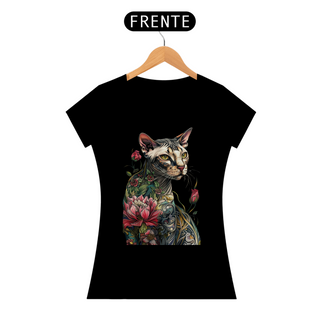 Camiseta Feminina Cat Tattoo