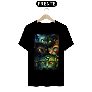Camiseta de Gato -  Cat Faces