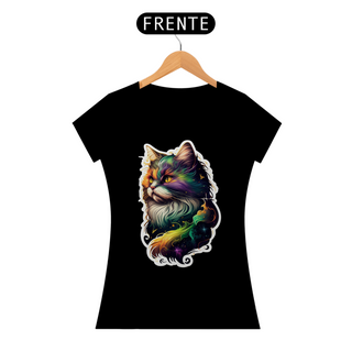 Camiseta Feminina Cosmo Cat