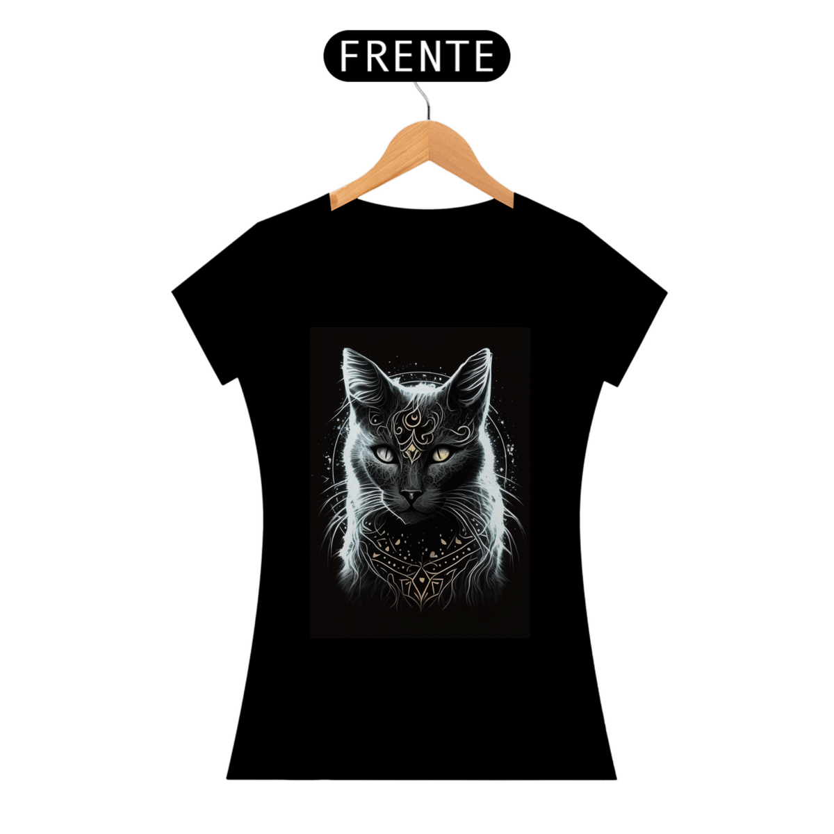 Nome do produto: Camiseta de Gato -  Mentor Felino