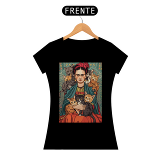 Camiseta Feminina Frida Cat