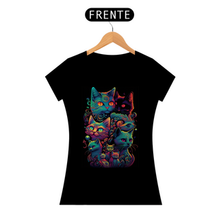 Camiseta de Gato - Gatos Psicodélicos